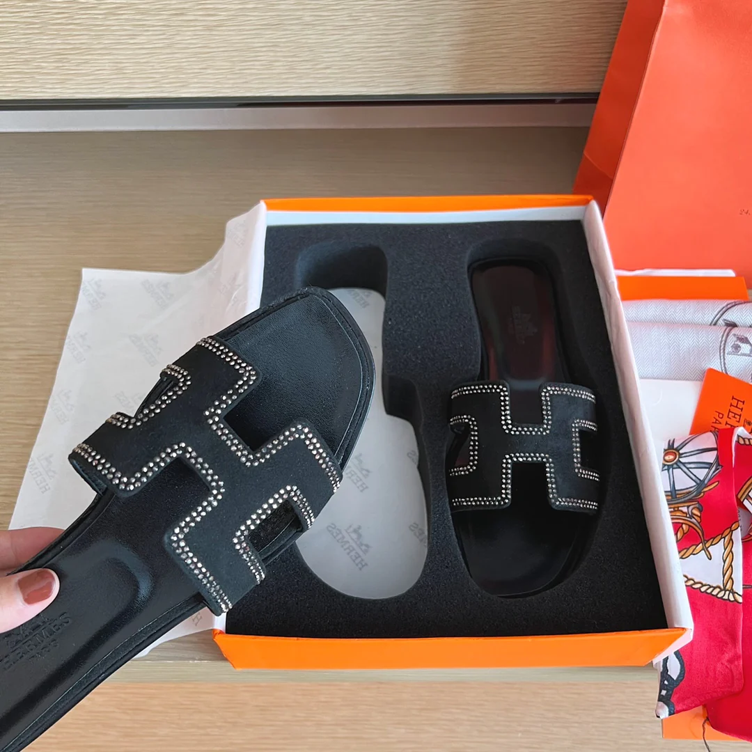 Сандалии Hermes-h Flat Sandals-8