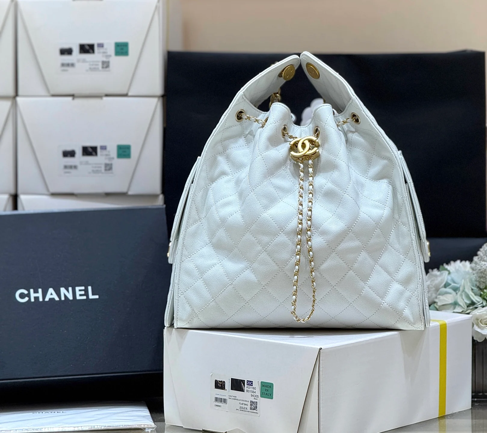 Сумка Chanel 25s 25bag - белая
