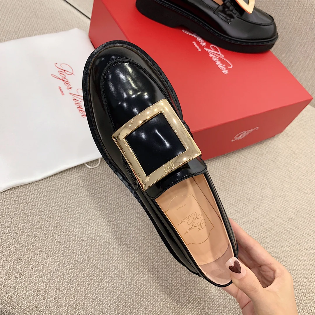 Обувь RV - 22ss - Гладкие туфли Alo с бусинами