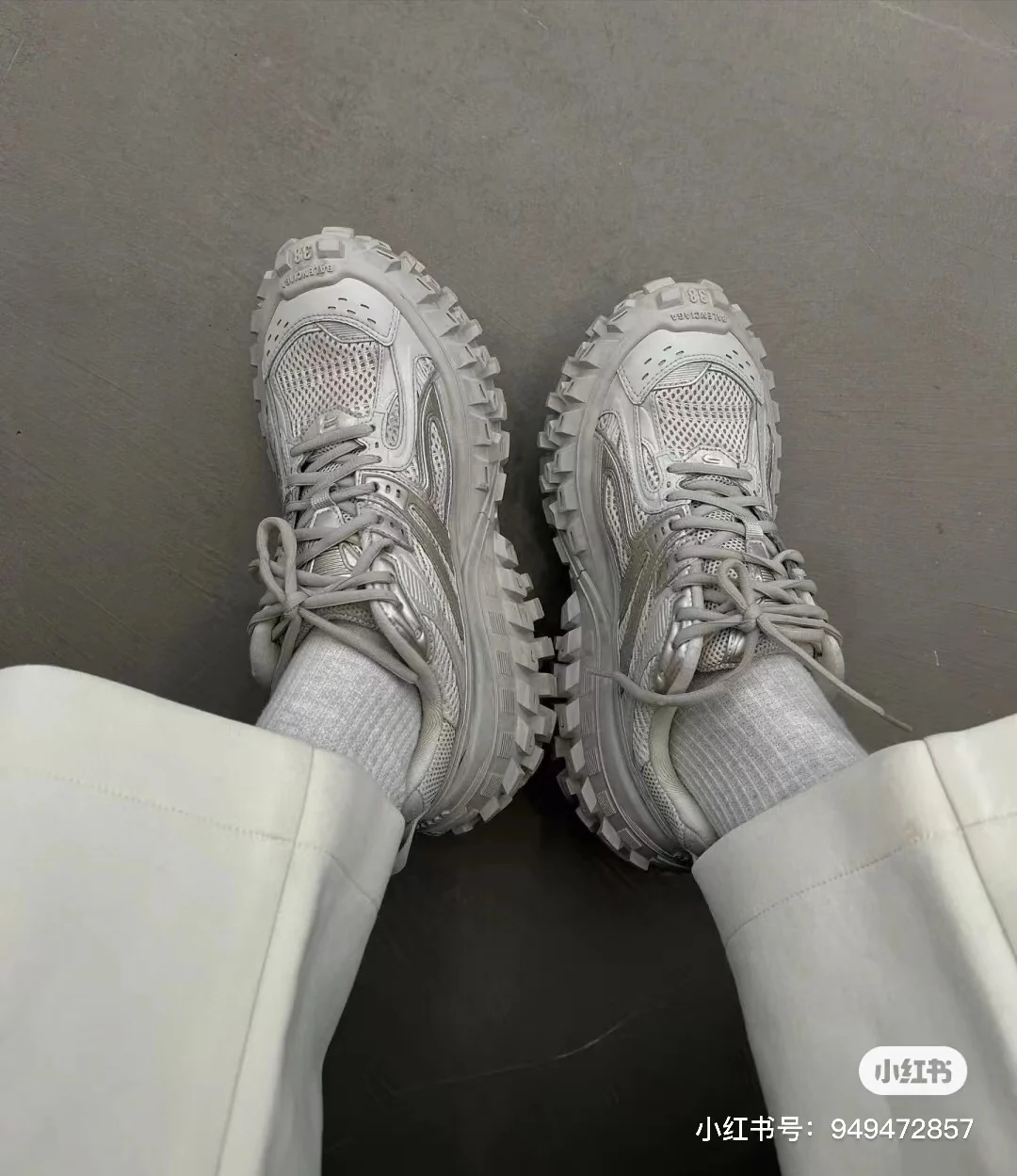 Balenciaga - Черные массивные туфли