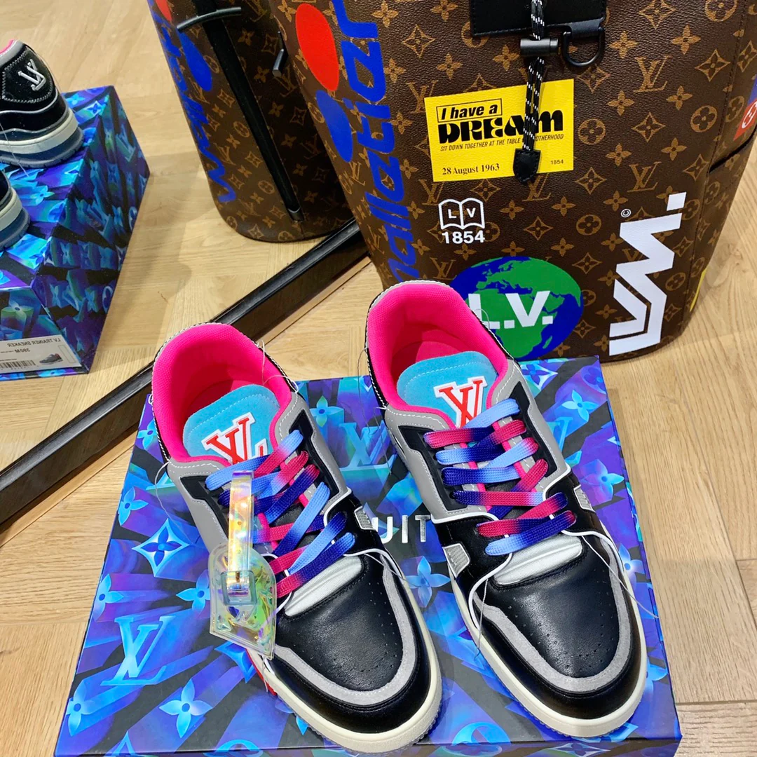 LV - Кожаные кроссовки - Повседневная обувь - Мужская