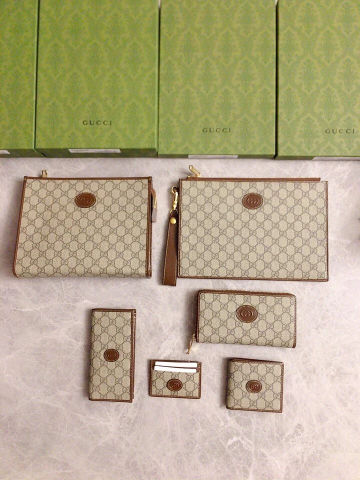 Gucci-翻盖对折长夹