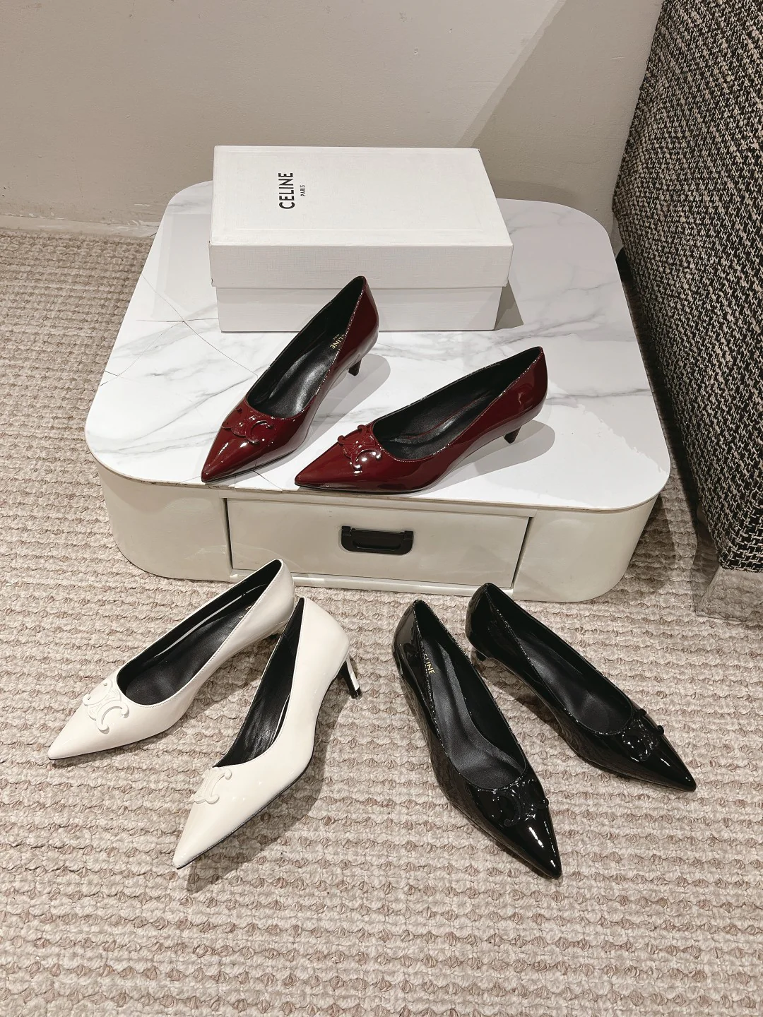 Коллекция туфель на высоком каблуке Celine 2024. Изображение 1.