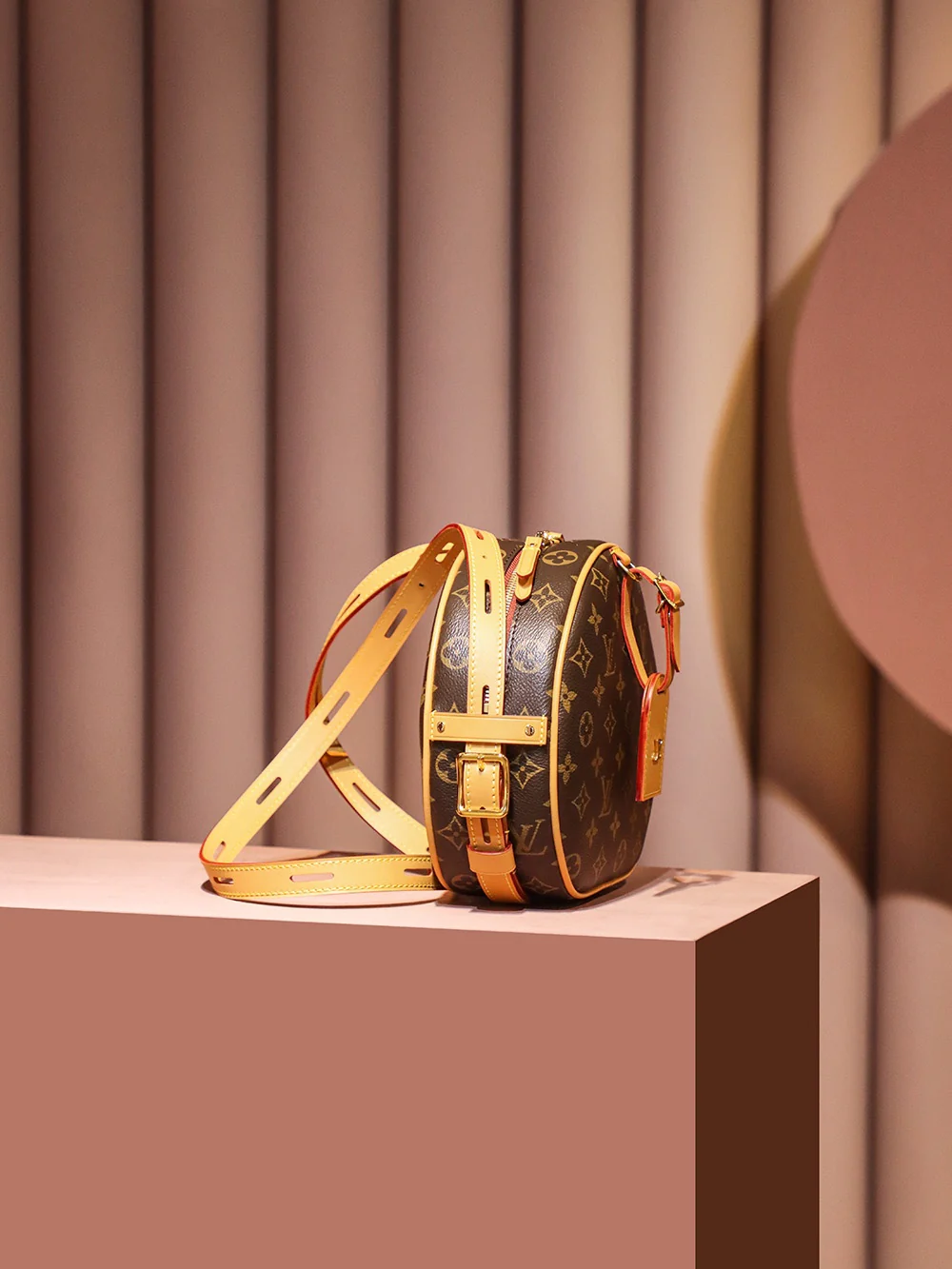 m45747-LV-Косметическая сумка-Круглая сумка