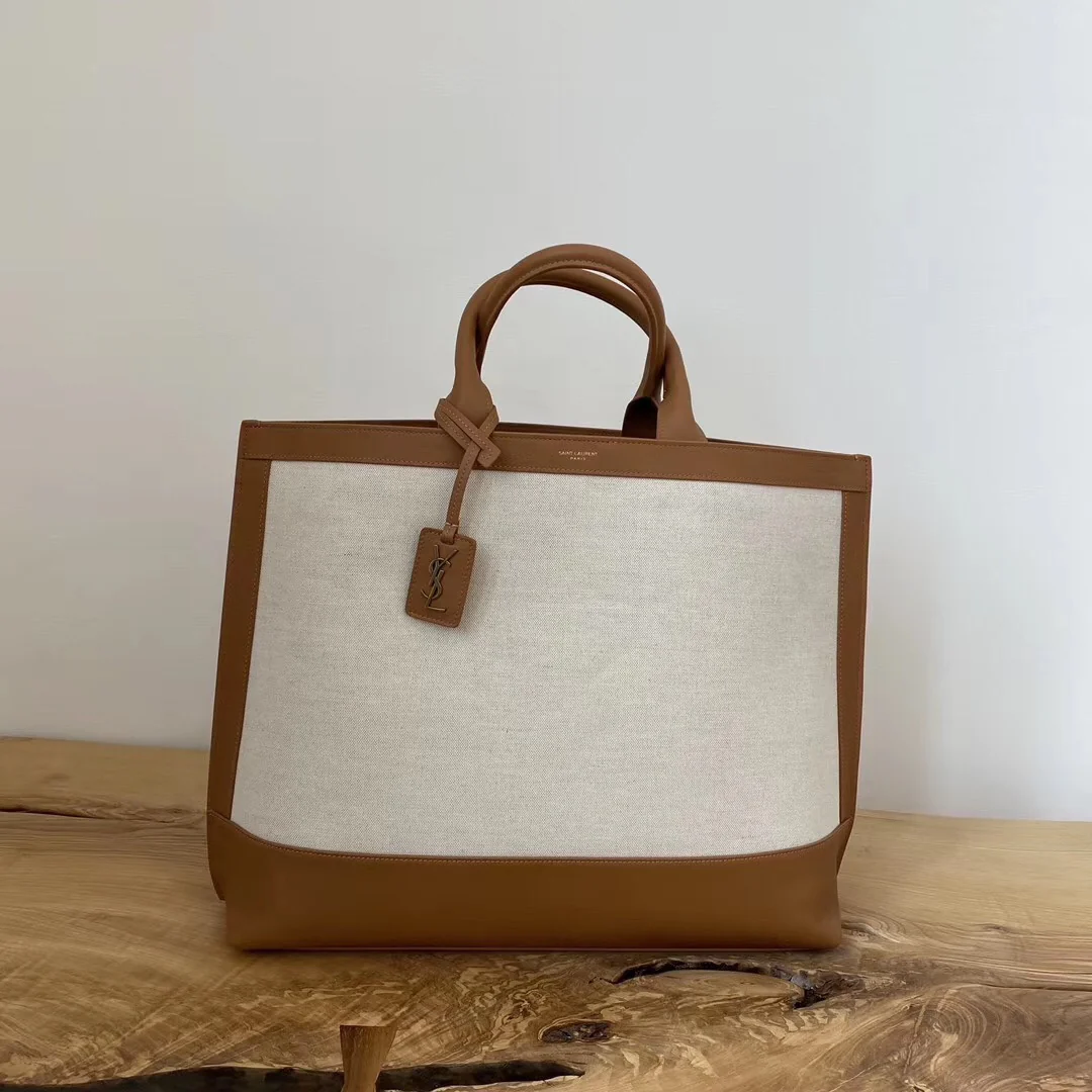 Сумка-шоппер YSL - коричневая