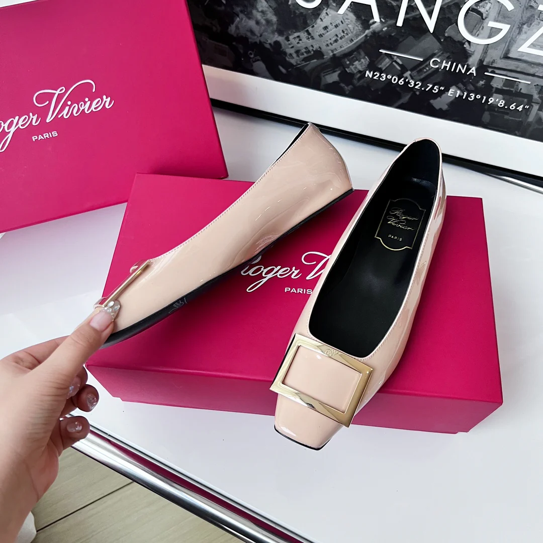 Туфли RV - классические балетки - телесного цвета