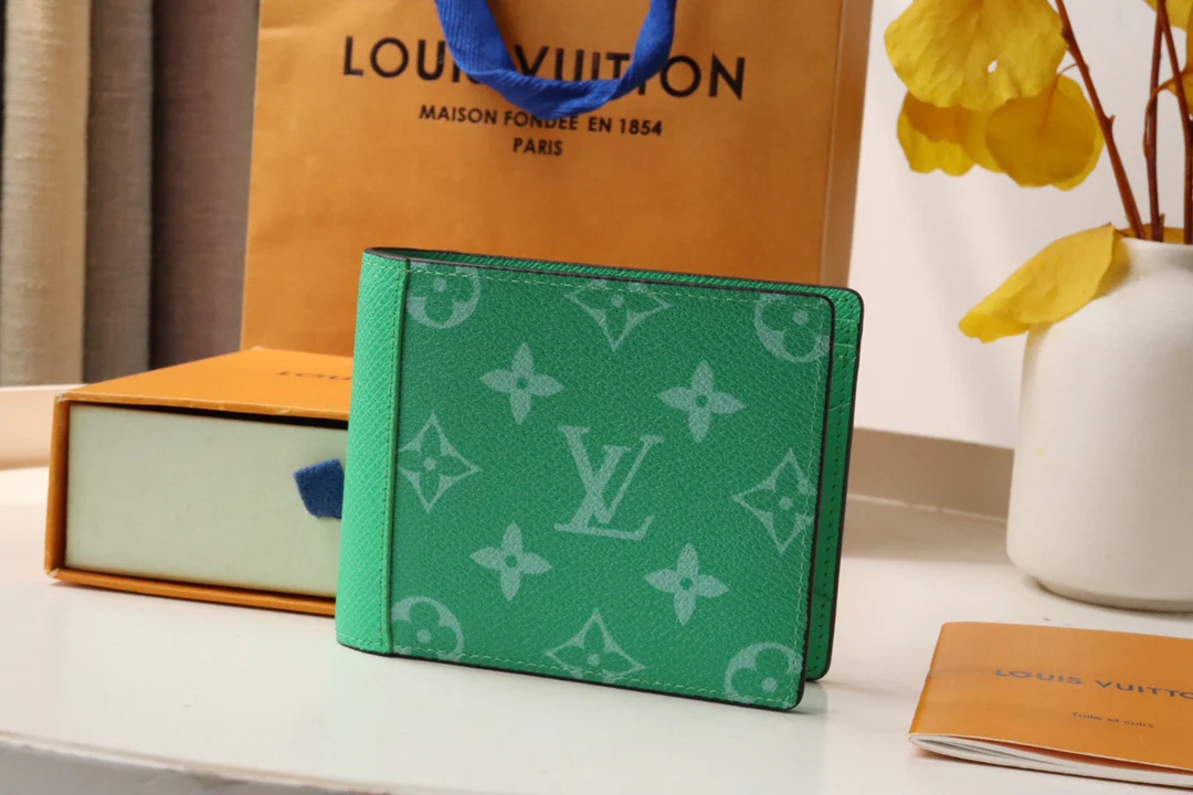 LV-m30995-многофункциональный кошелек/короткий кошелек-зеленый
