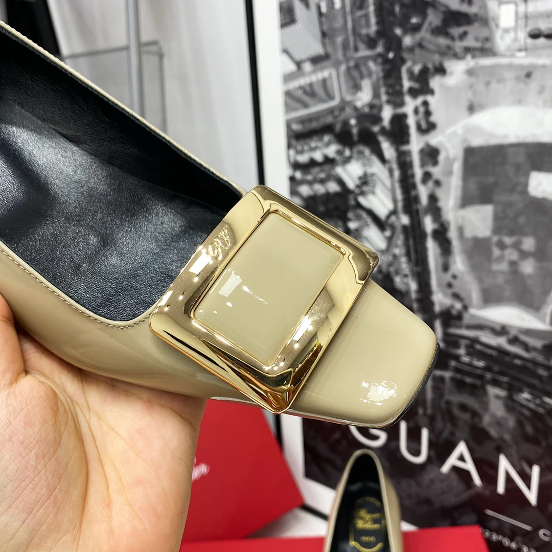 Каблук-блок RV-4-5 см - слоново-серый