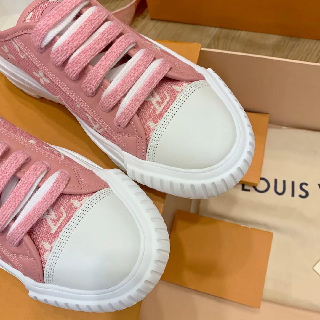 Обувь LV - LV Squad - Низкие спортивные/повседневные кроссовки - Розовые