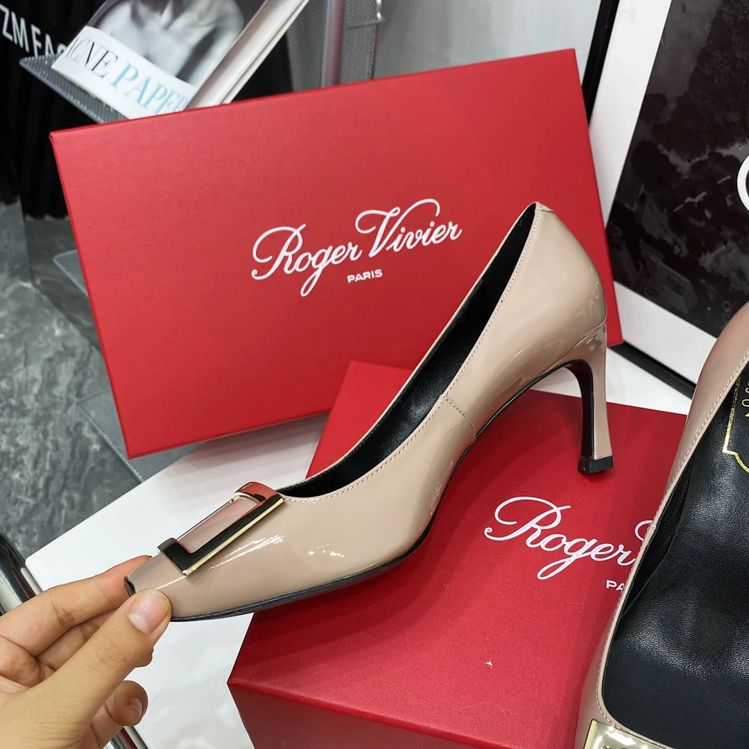 Каблук-банан RV-7-5 см - темно-абрикосовый