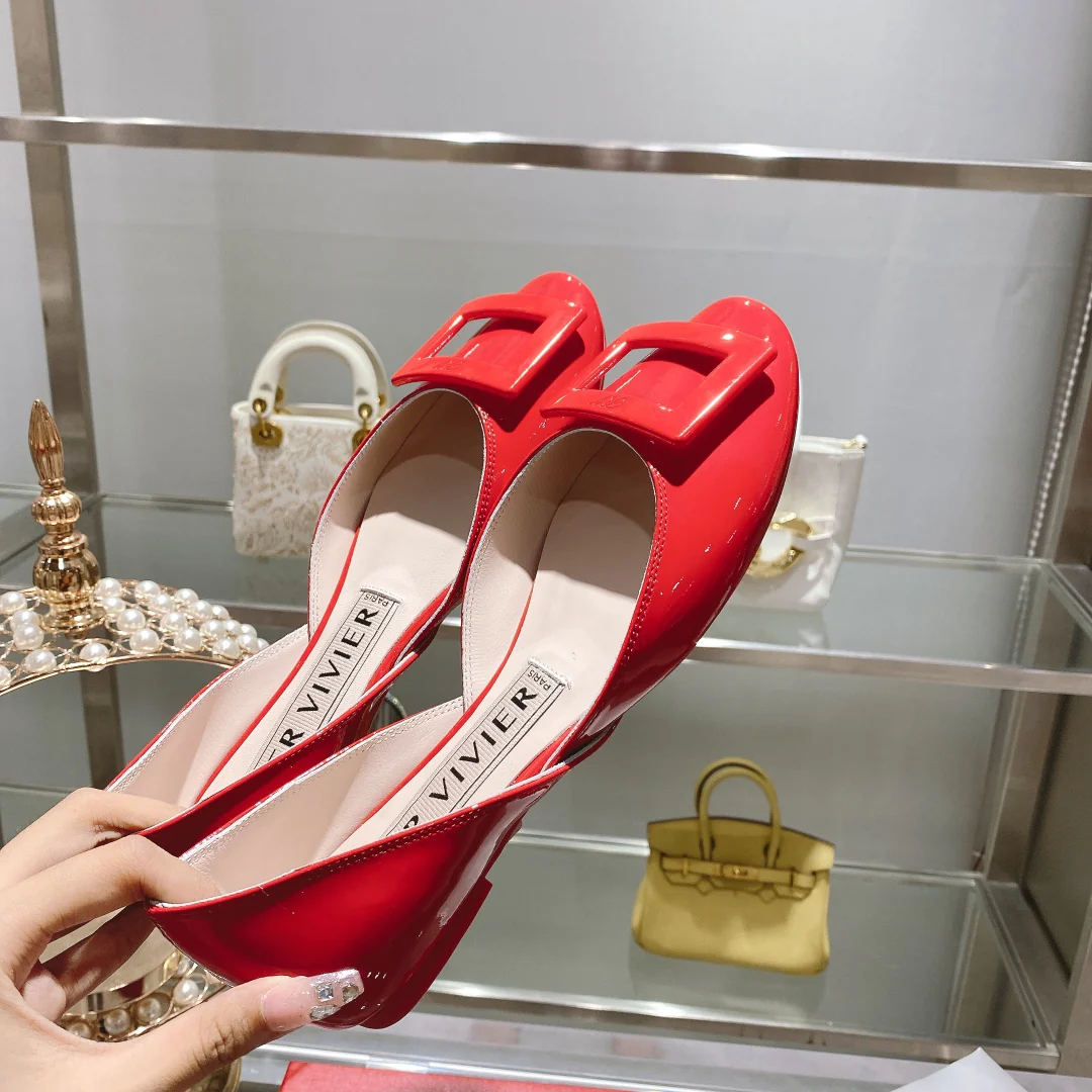 Обувь RV - Новинка осени 2022 - Балетки - Красные