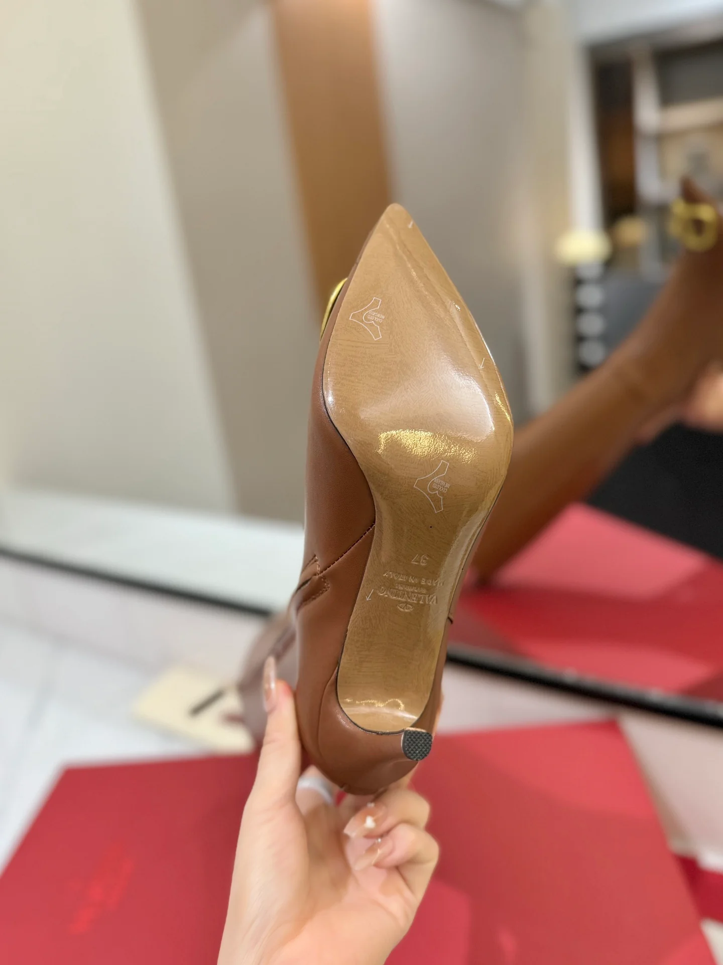 Ботинки для верховой езды Valentino 2024 - коричневые