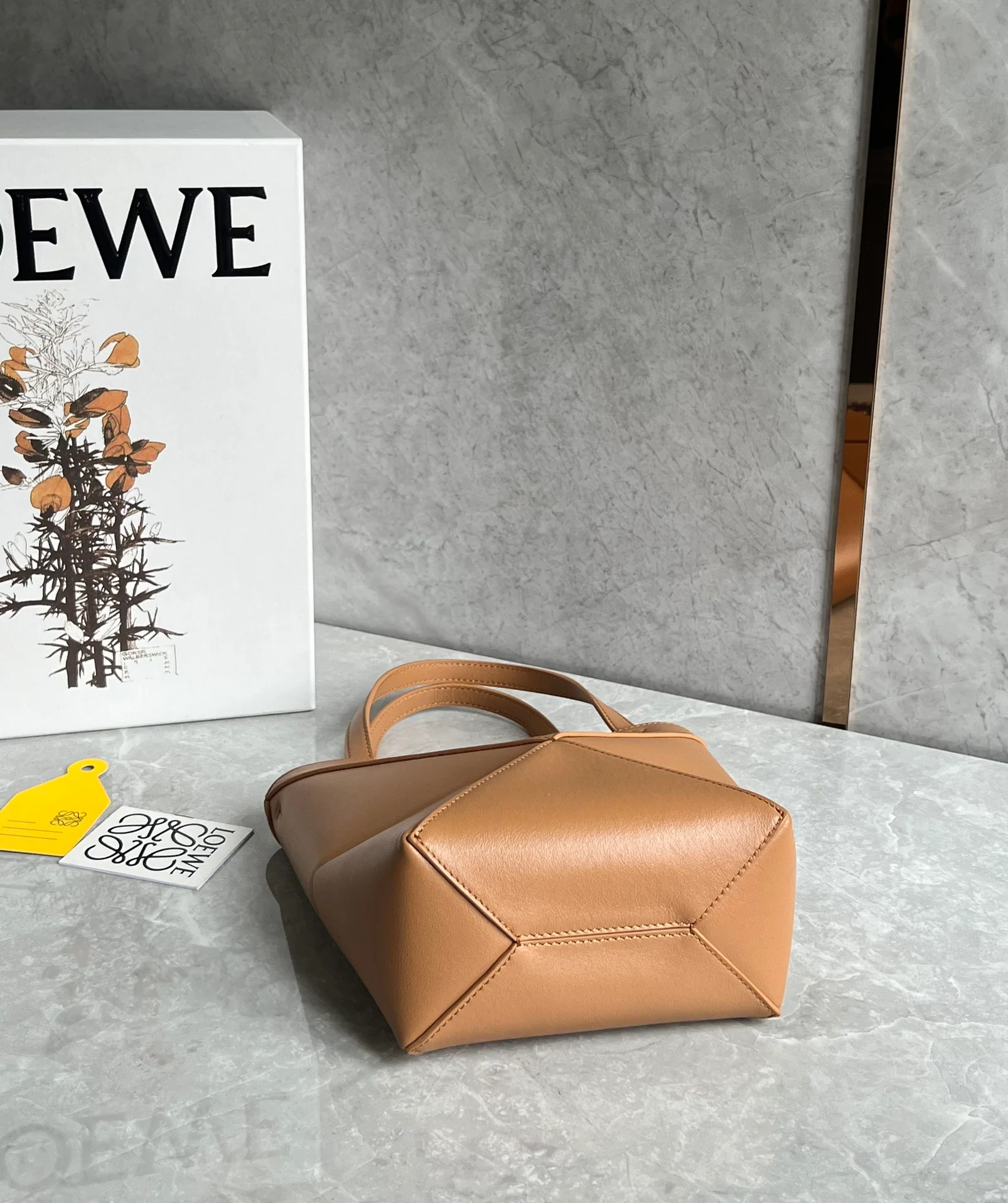 Сумка-тоут Loewe Puzzle Fold - Хаки - Мини