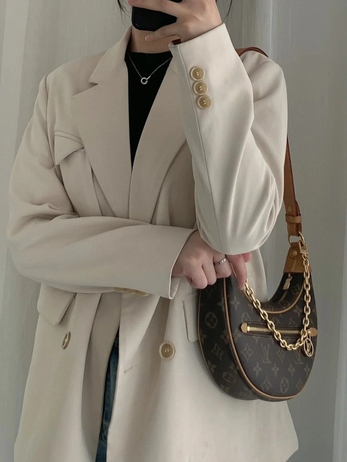 m81098-LV-loop Сумка-мешок с петлями, наплечная/кроссбоди