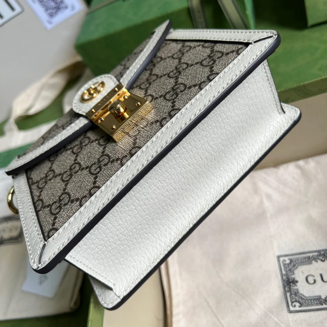 Мини-сумочка Gucci Ophidia/сумка через плечо - 17,5x13x6 см - белая