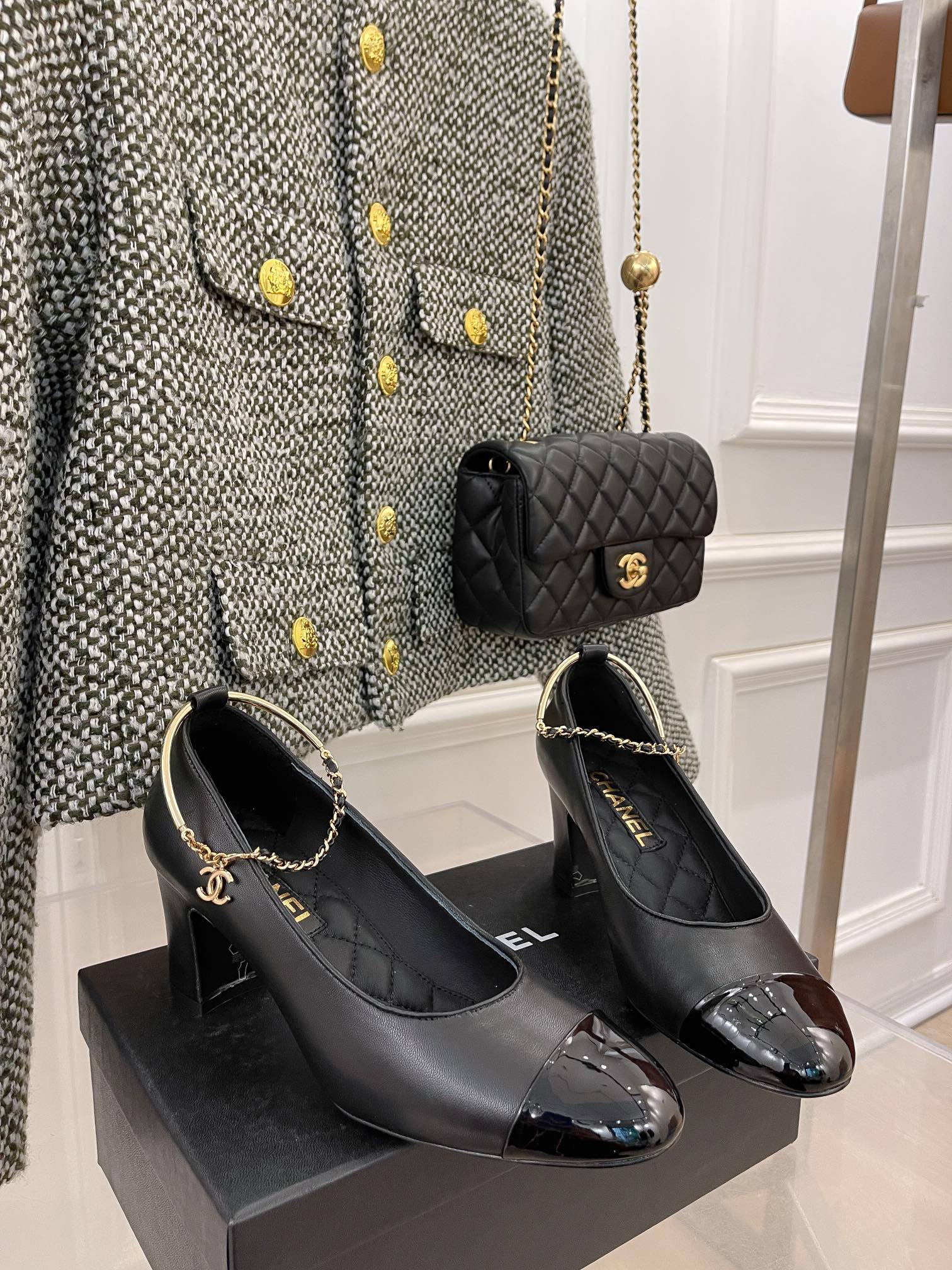 Chanel - Изысканная цепочка - Туфли Мэри Джейн