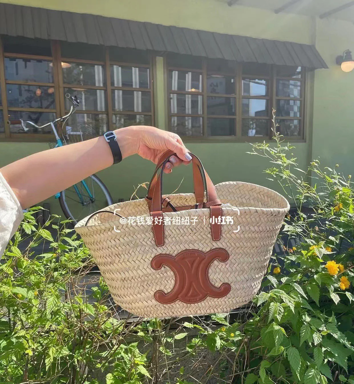 Плетеная сумка-ведро Celine - большая