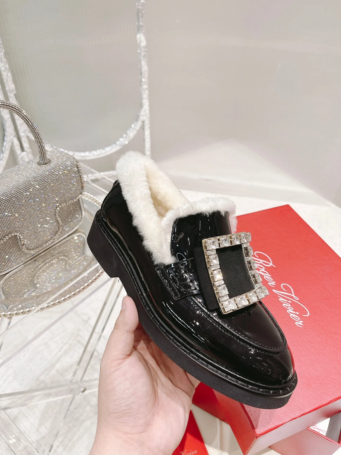 Обувь RV Shoes - 2024 - Шерстяные ботильоны - Черные