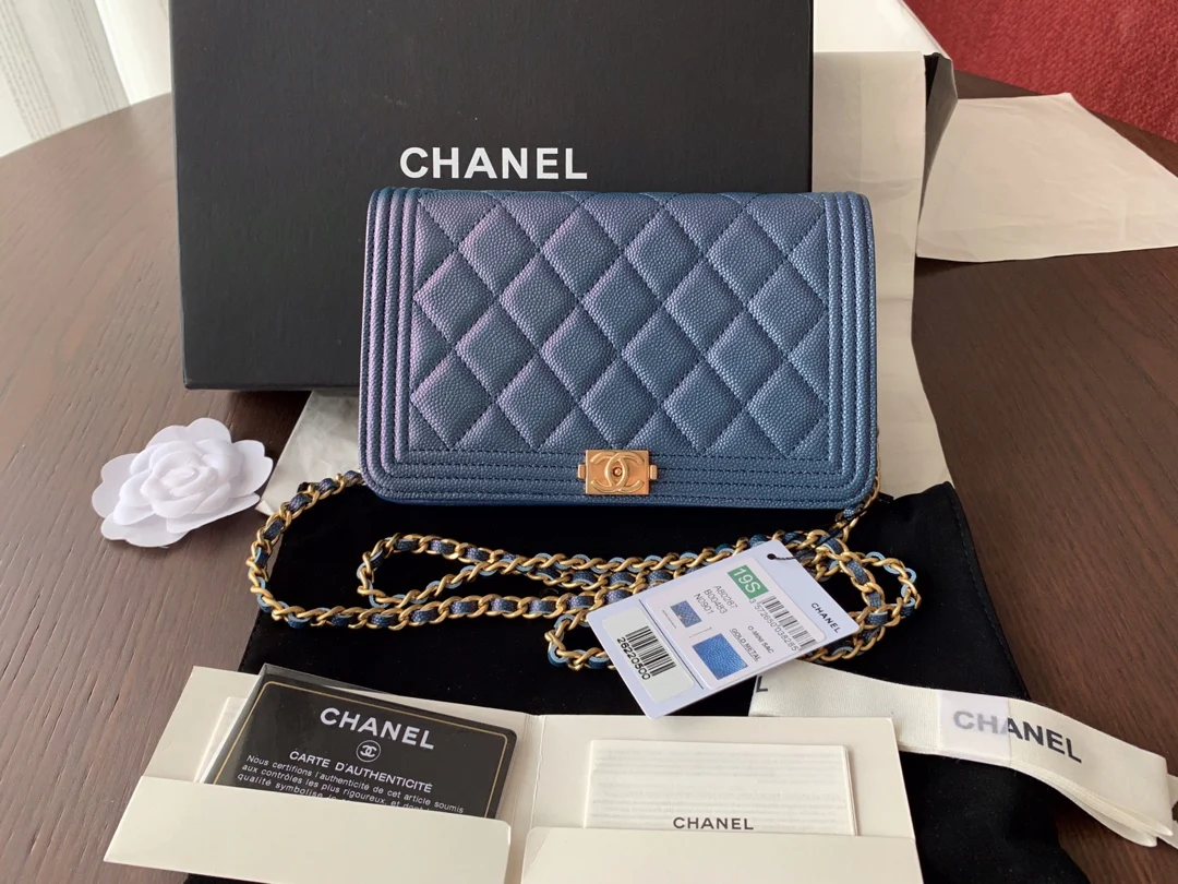 Chanel Boy WOC Pearl Collection - Глянцевая кожа - 3