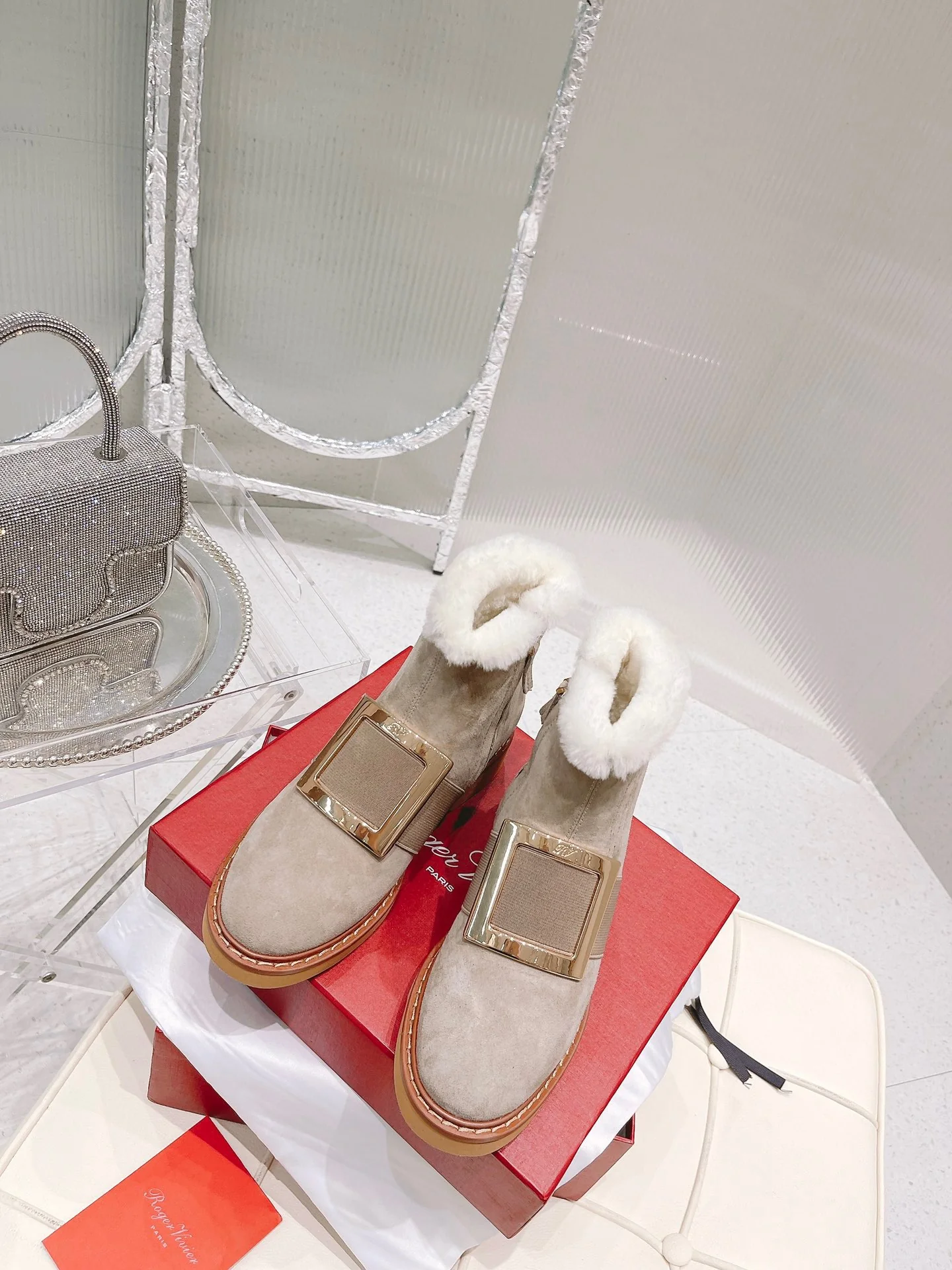 Обувь RV Shoes - 2024 - Шерстяные ботильоны - Цвет 