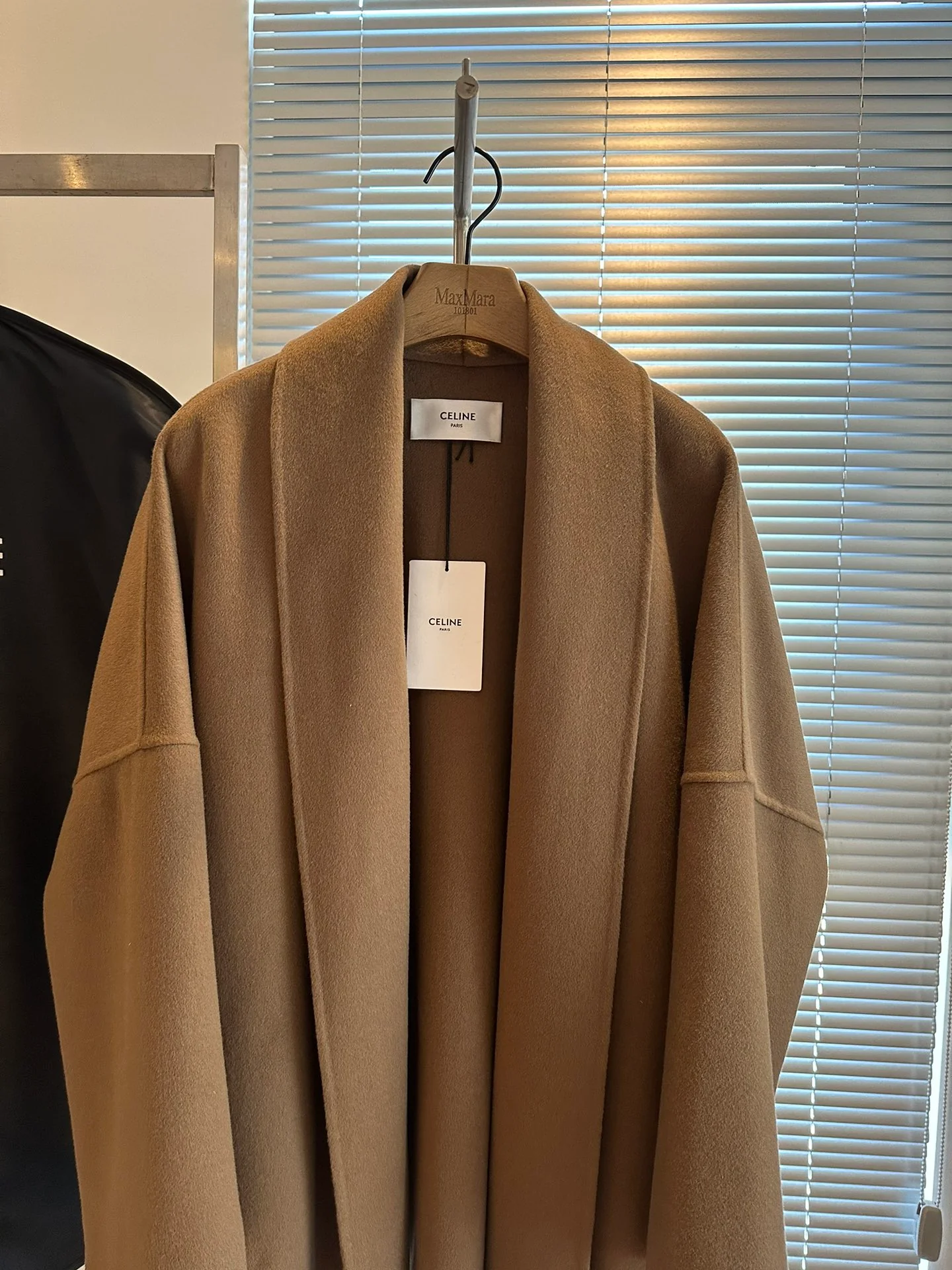 Повседневный кашемировый халат Celine 2403 - коричневый