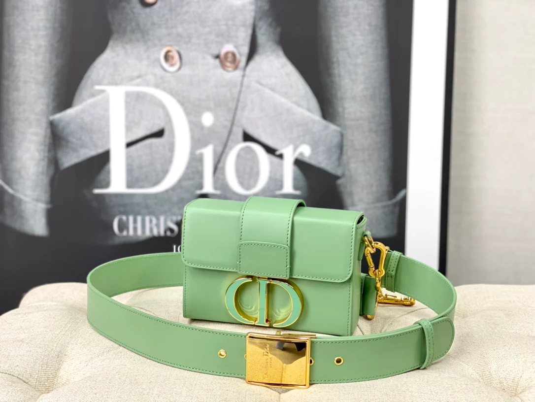 Сумка Dior 30 Montaigne — мятно-зеленая.