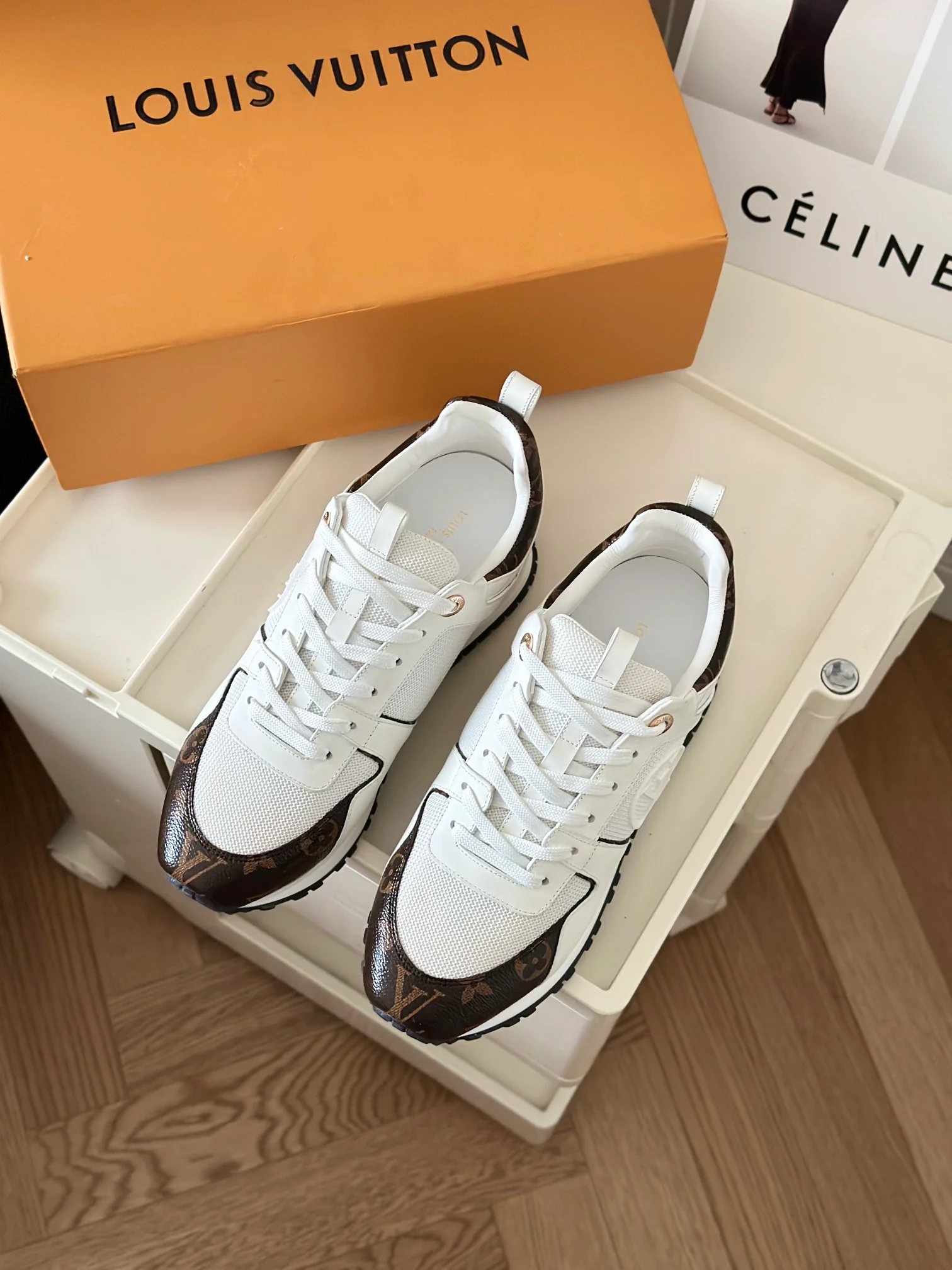 Кроссовки LV Runaway - серия Milk Tea Brown - модель 2