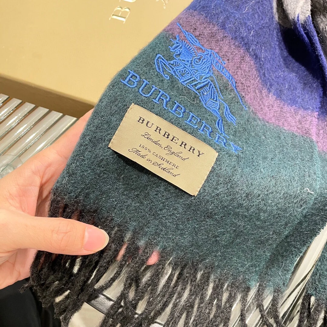 Кашемировый шарф Burberry с градиентным рисунком - 32 см - 200 см - 100 см - Кашемир