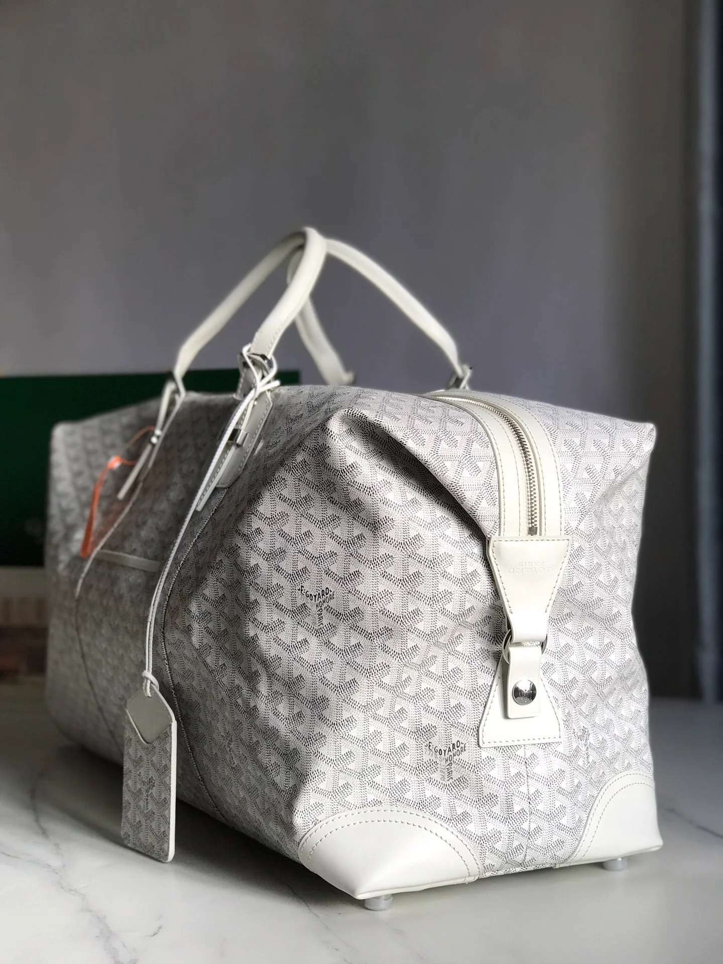 Дорожная сумка Goyard Boeing - белая