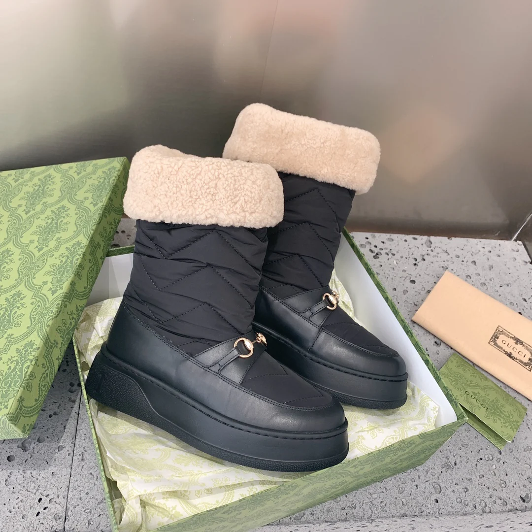 Gucci - Новинка сезона осень/зима 2022 - Шерстяные сапоги - 1