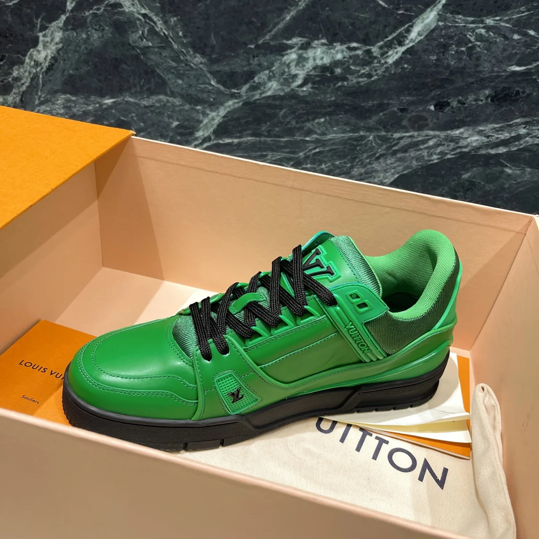 Обувь LV - LV Trainer, последняя модель - кроссовки серии Rainbow - 3