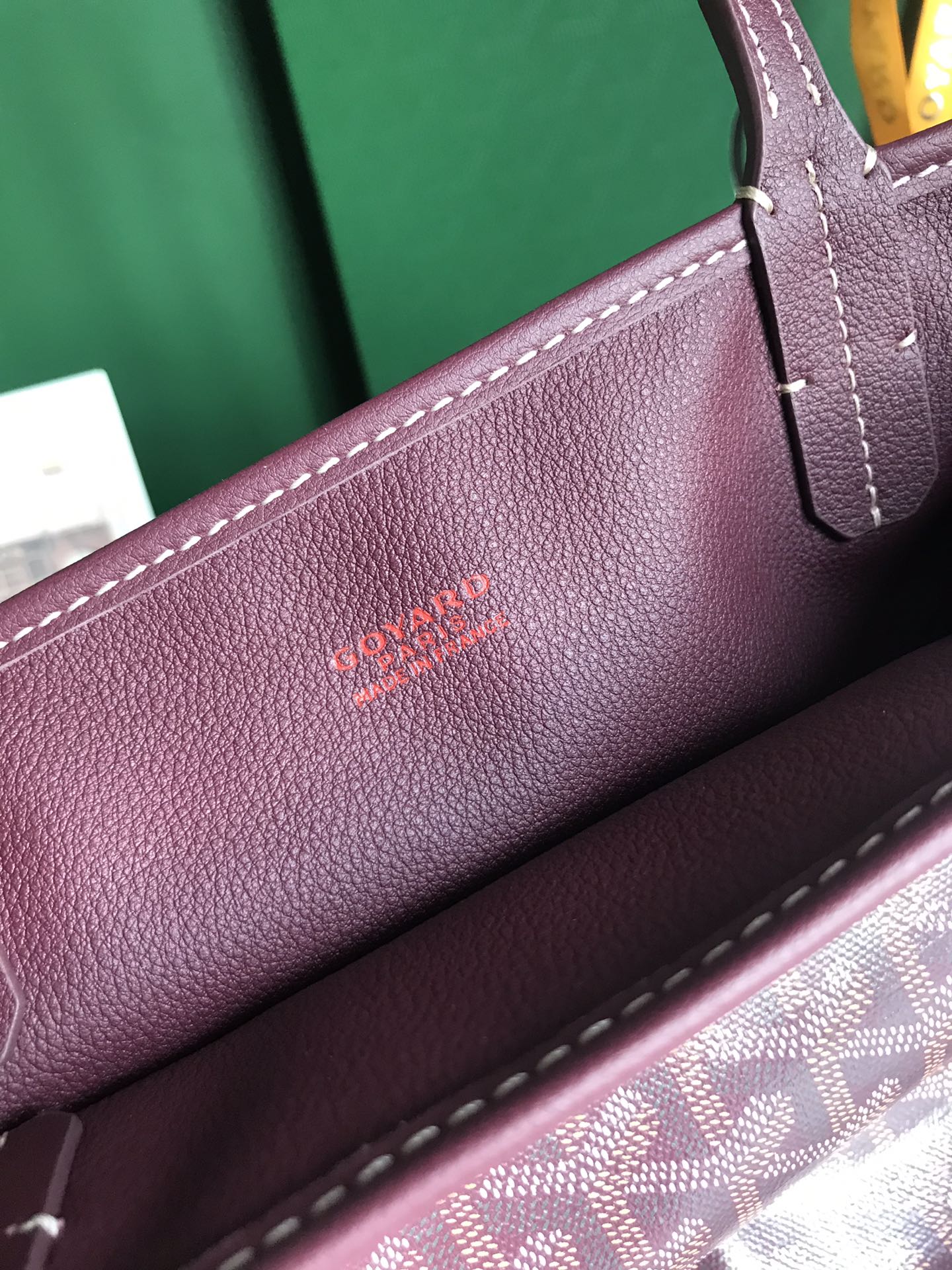 Мини-сумка Goyard Anjou - бордовый