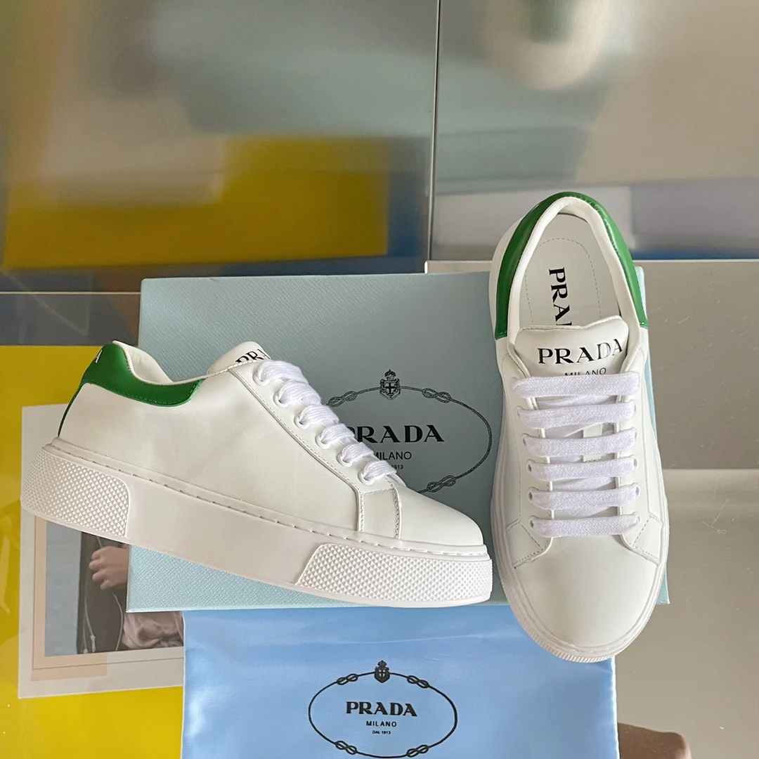 Prada - Новинки ранней весны 2022 года - Повседневные туфли на платформе - 8