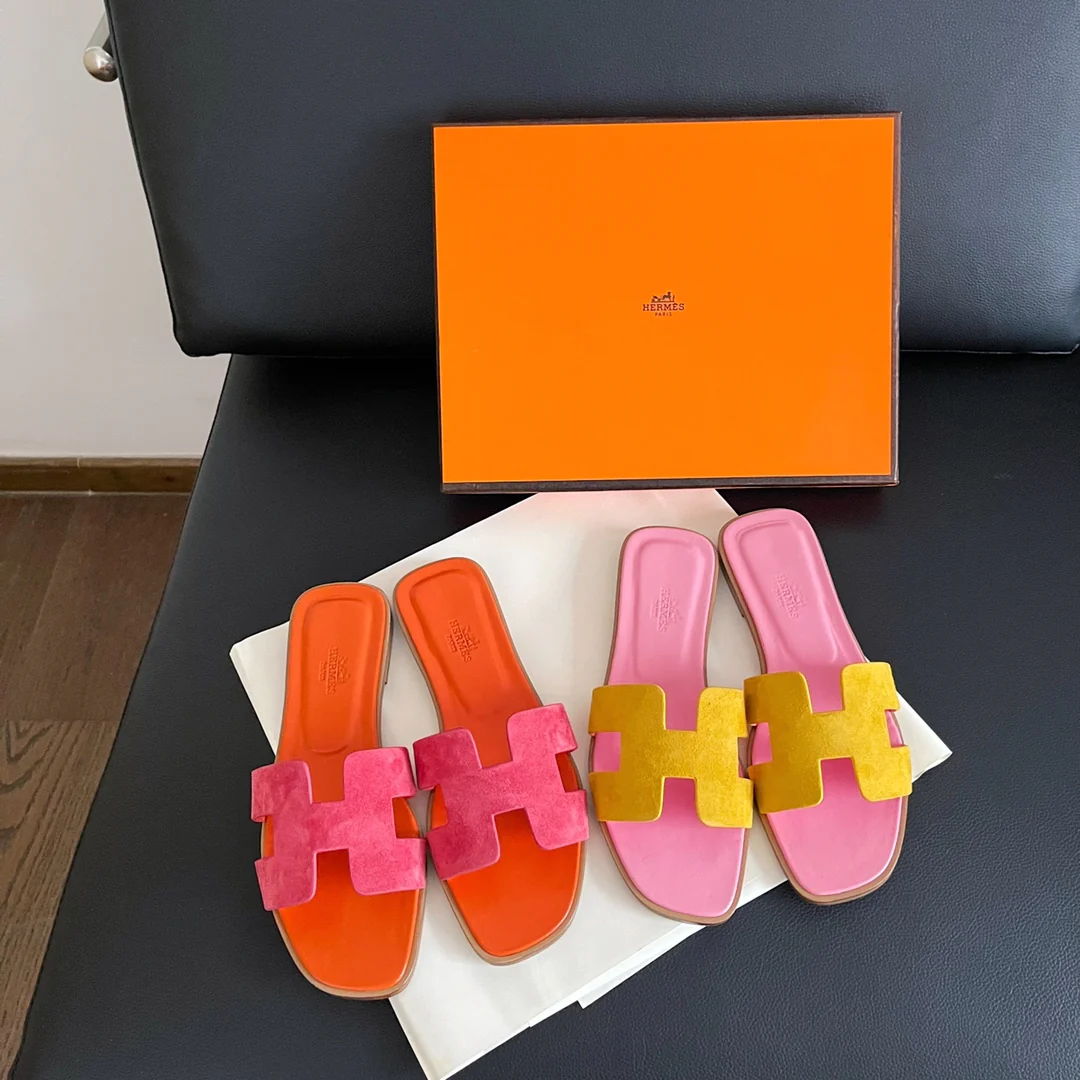 Новинки весенней коллекции Hermes - тапочки