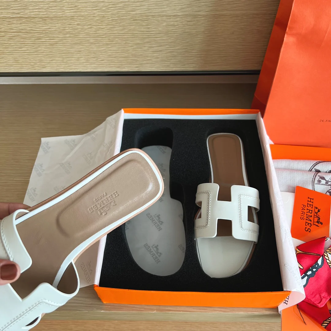 Сандалии Hermes-h Flat Sandals-4