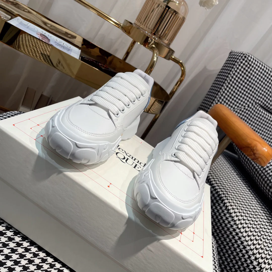 McQueen - Новые кроссовки - Замшевые с синей задней частью