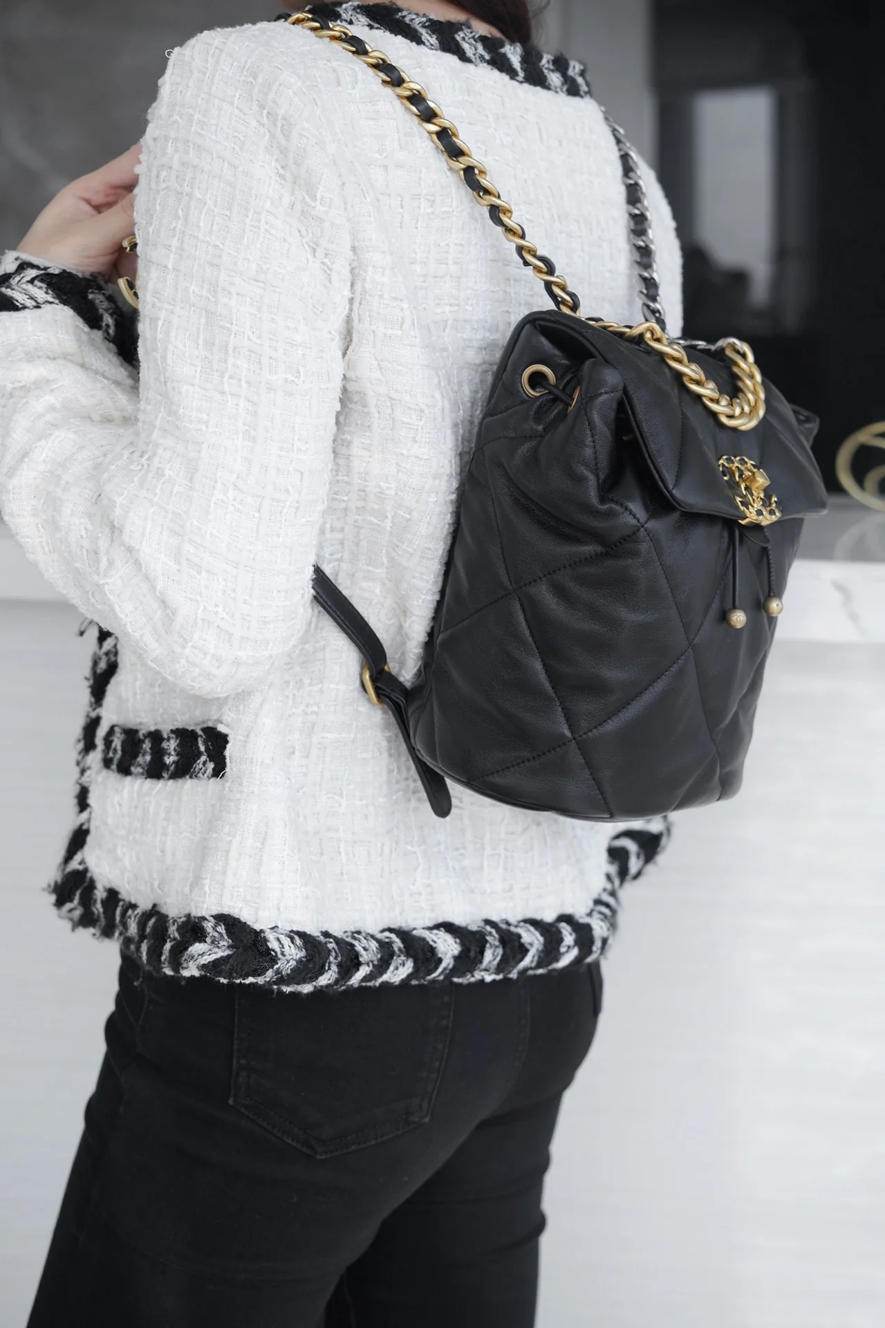 Рюкзак Chanel 24c 19bag - черный