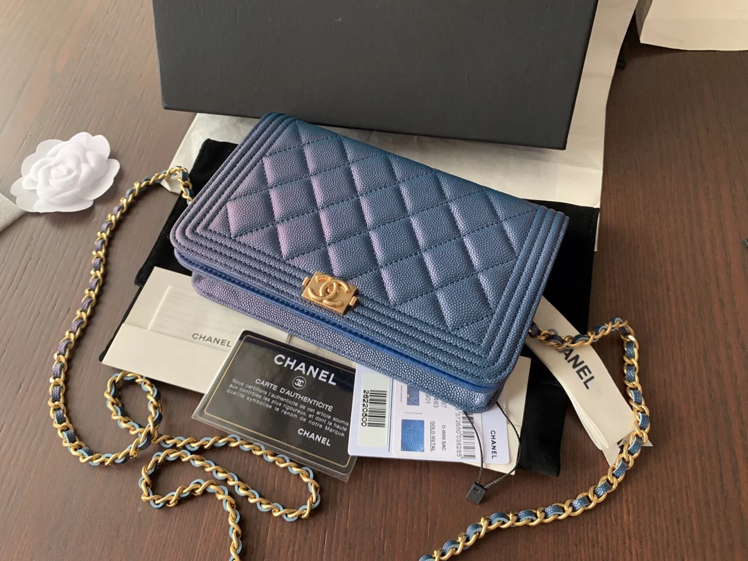 Chanel Boy WOC Pearl Collection - Глянцевая кожа - 3