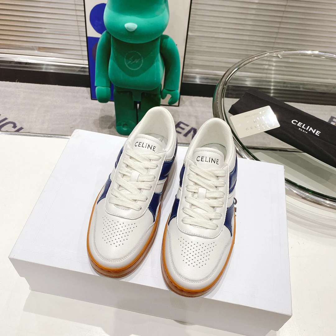 Повседневные туфли Celine с цветовыми блоками - размеры 35-39-40-41 (изготовление на заказ)