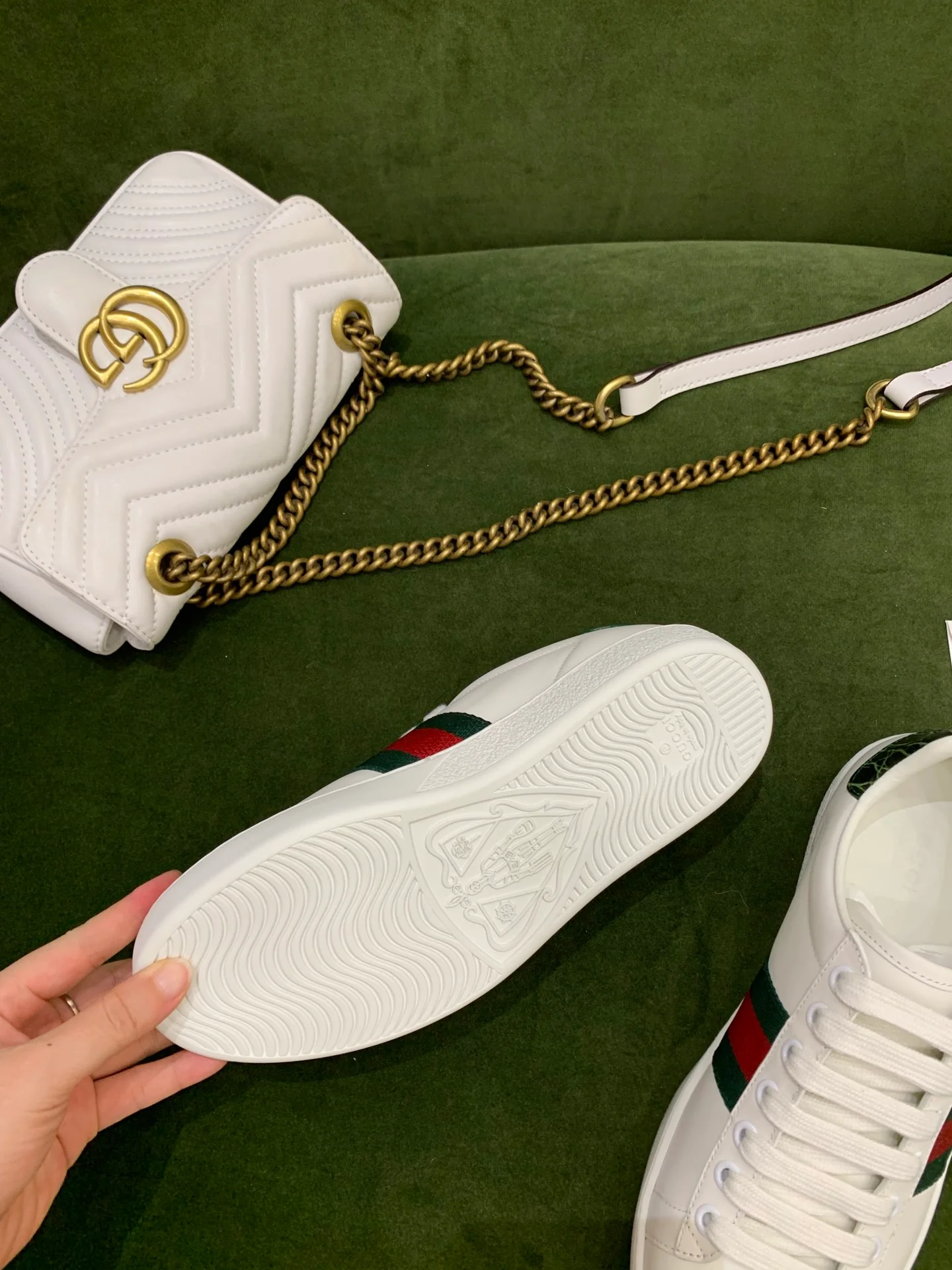 Gucci - Кроссовки - Обувь для скейтбординга - Белые кроссовки - 1