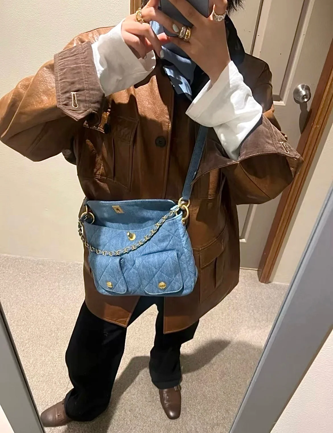 25 пенсов - Ковбойская сумка-мессенджер