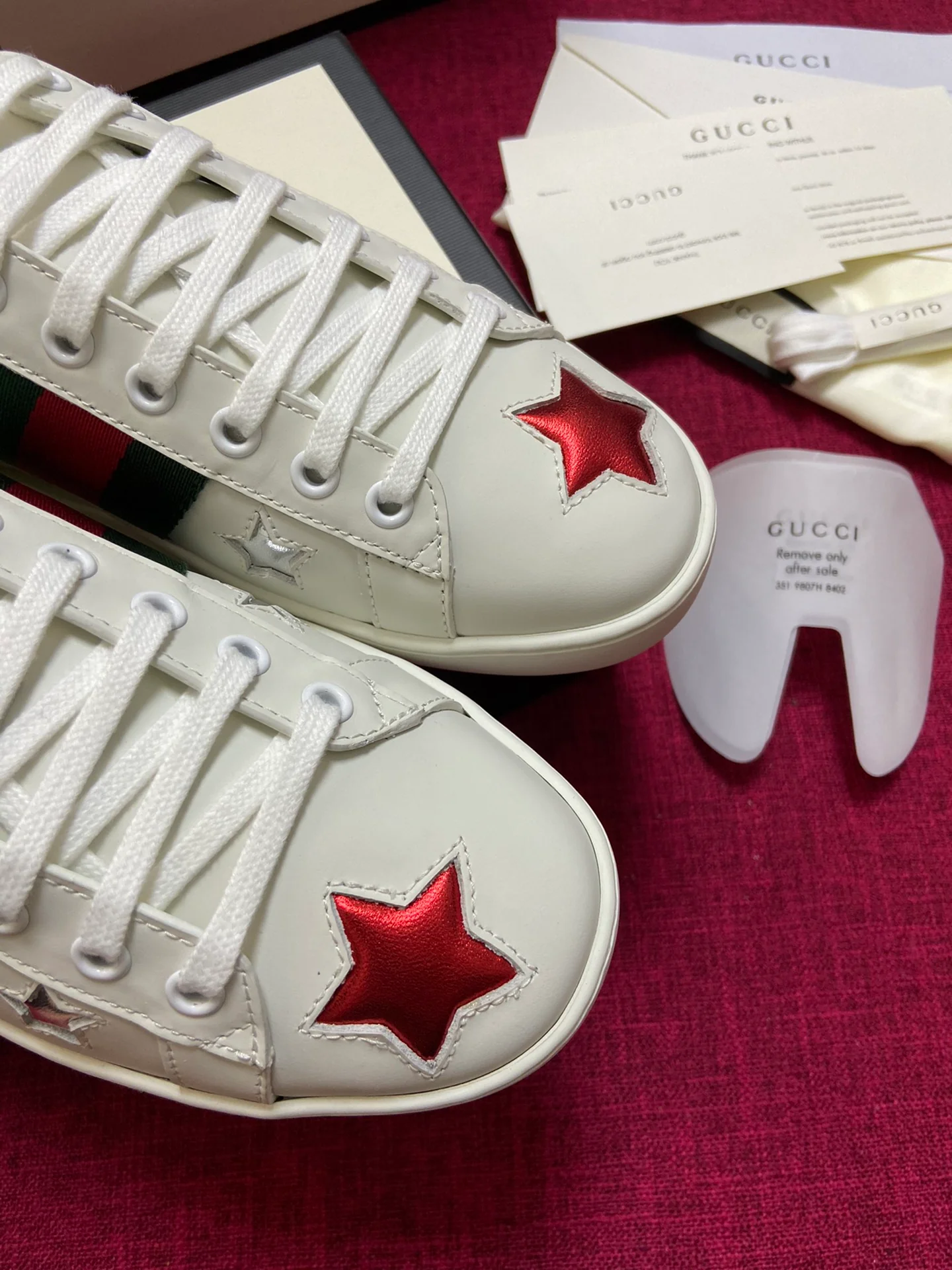 Gucci - Белые кроссовки - Кроссовки - Повседневная обувь - 12