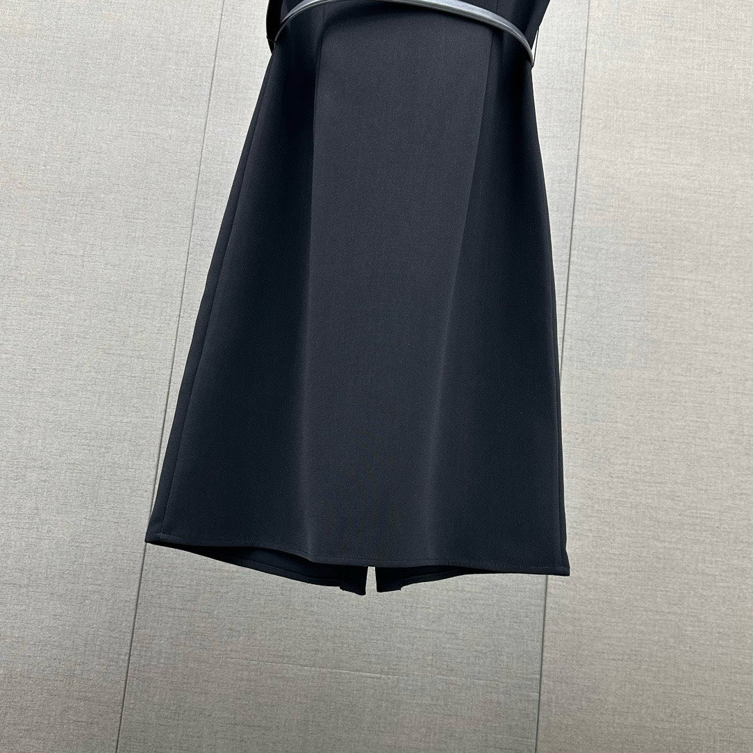 Celine 2404 - Рабочий комбинезон с круглым вырезом - Черный