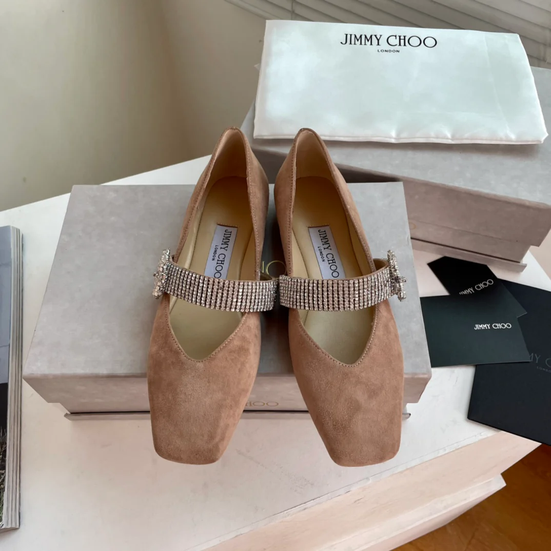 Балетки Jimmy Pearl с квадратным носком - 1