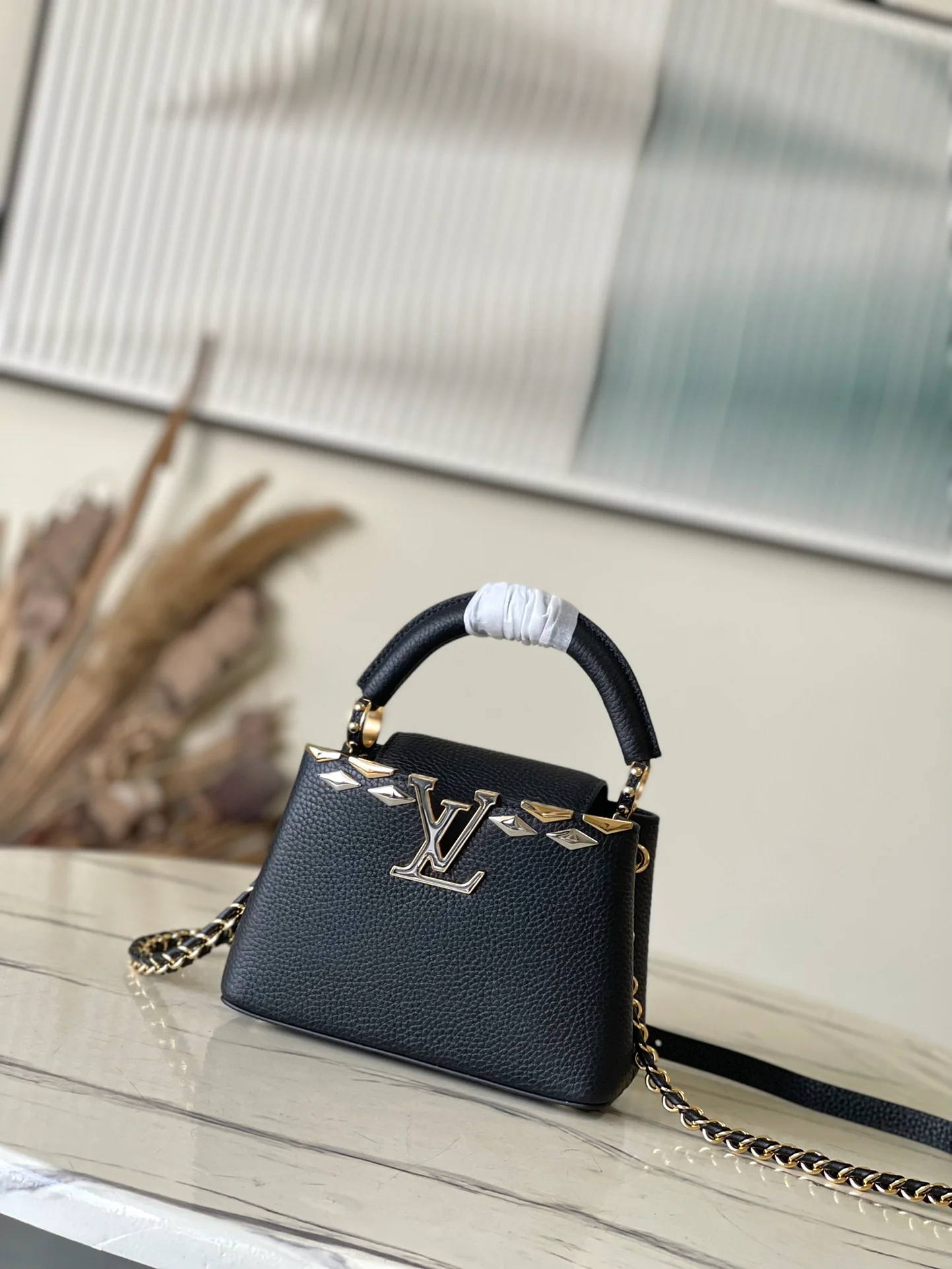 LV-m12751-capucines-mini handbag-black