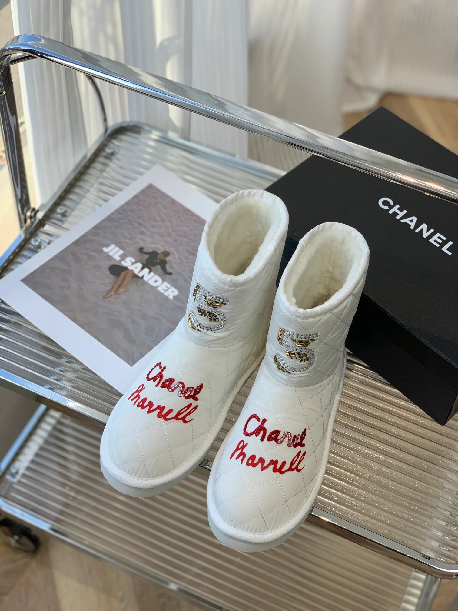 Снежные сапоги Chanel - 1