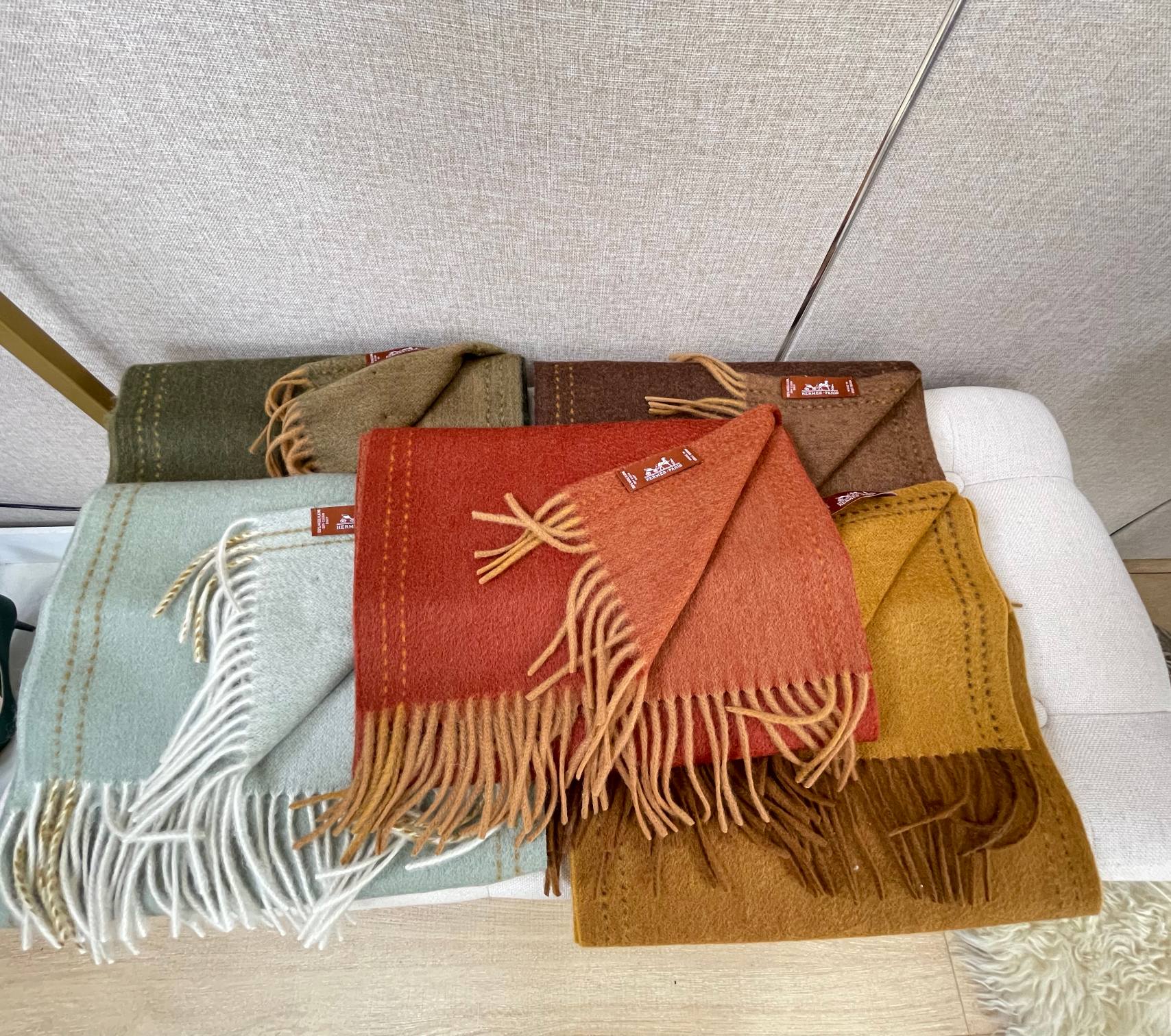 Кашемировый шарф Hermes