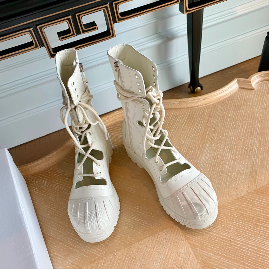 Dior - Ажурные сапоги - Белые