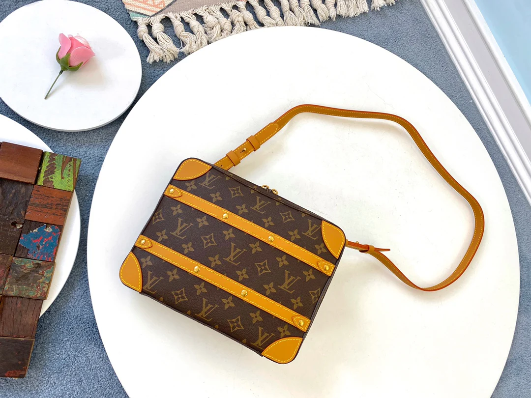 m68494-LV-soft-trunk-messenger bag-small