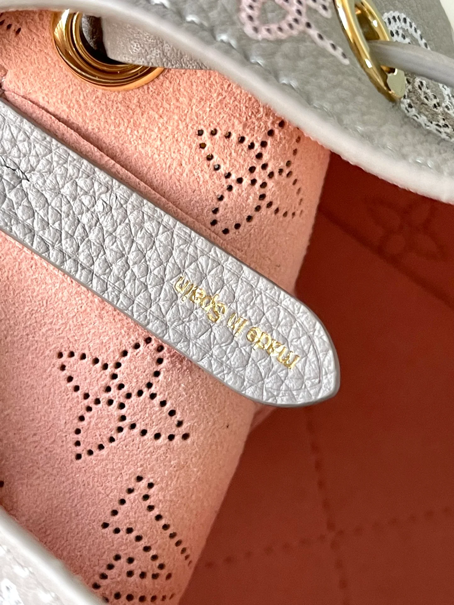 m82731-LV-Перфорированный градиентный мешок-ведро, серый